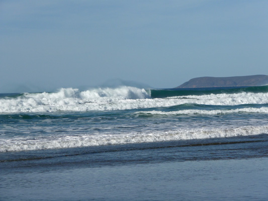 Surf at Morro Dunes beach CA