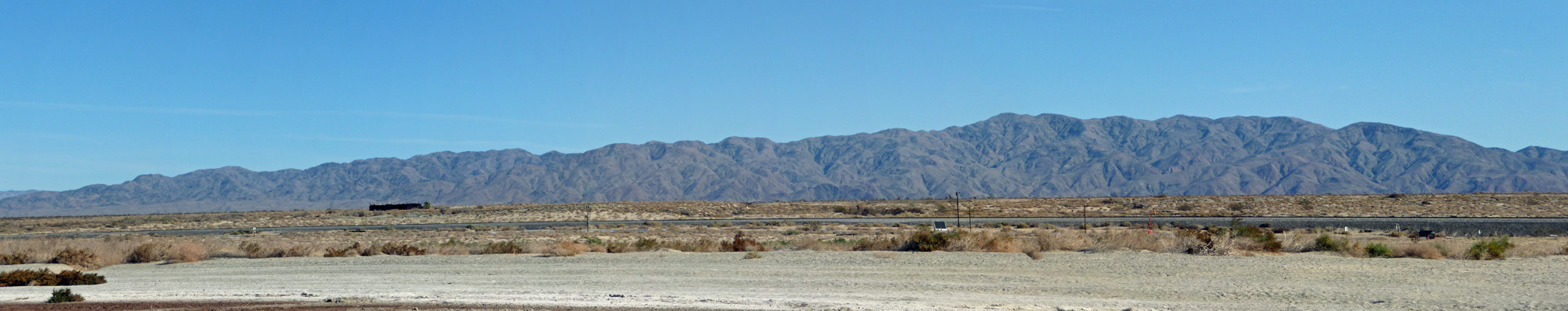 Looking east from Salton Sea