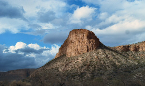 View from Tortilla Flat looking north