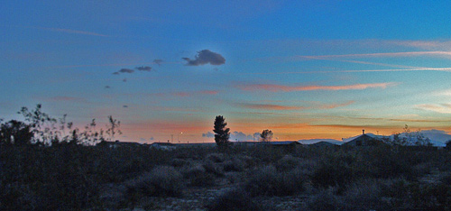 Sunset at Mojave