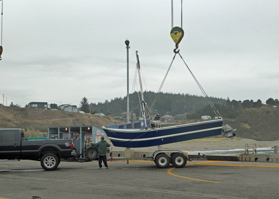 Boat wench Port of Port Orford