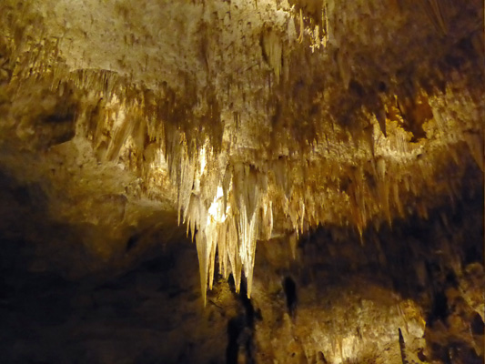 stalactites carlsbad cavern