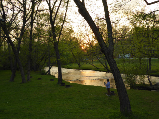 Sunset Swannanoa River