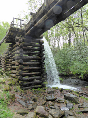 Flume Mingus Mill Great Smoky Mt NP