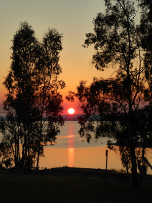 Sunset Millerton Lake