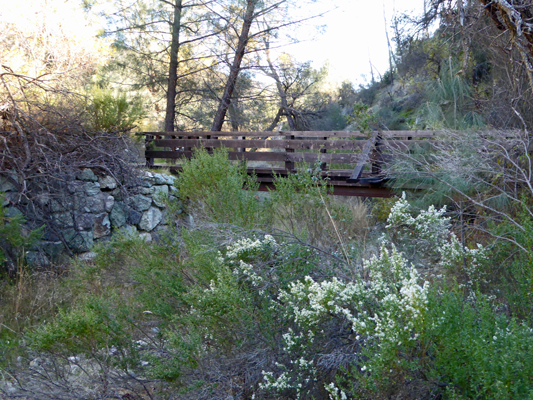 Old Pinnacles Trail bridge