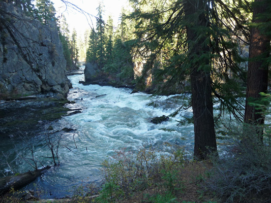 Benham Falls from the trail