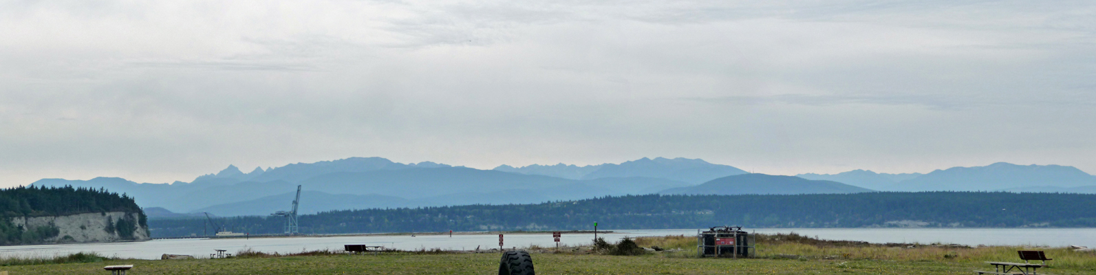 View west from Fort Flagler SP campground