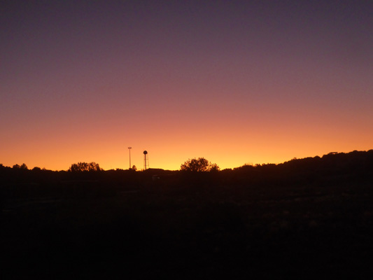 Cochiti Lake sunset