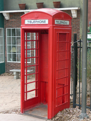 English Phone Booth Lake Havasu City