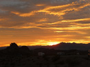 Sunset north of Lake Havasu City AZ