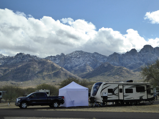 Snow Catalina State Park AZ