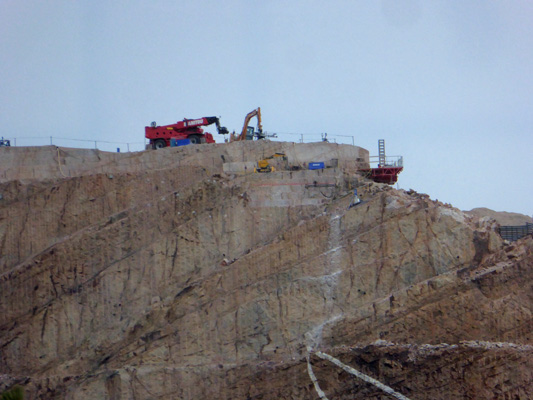 Crazy Horse Memorial work