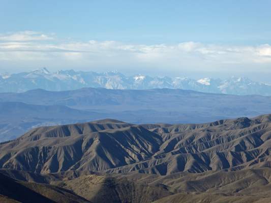 Snow capped Sierras