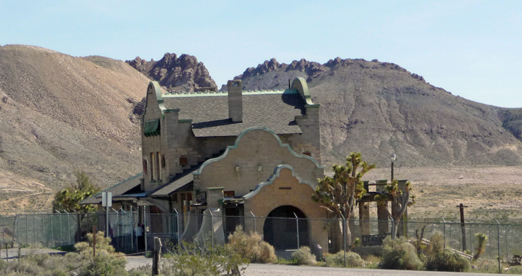 The Las Vegas & Tonopah RR Depot Rhyolite NV