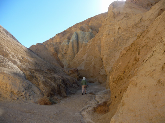 Mouth of slot canyon at Desolation Canyon Death Valley