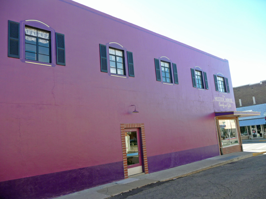 Purple building Silver City NM