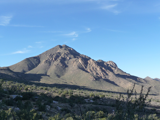 Late afternoon shadows Aguirre Springs