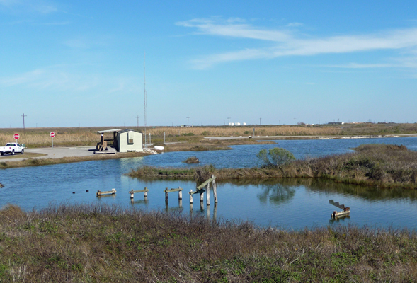 Remains of visitors center Sea Rim SP