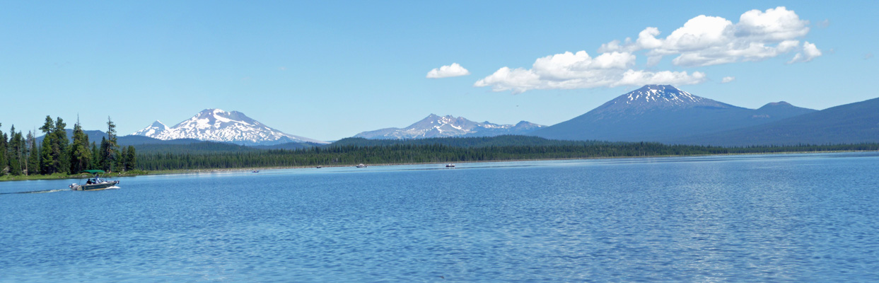 Crane Prairie Reservoir from Rock Creek Campground