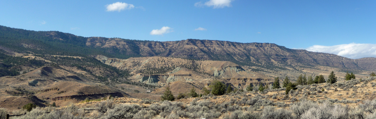 Story in Stone Trail panorama John Day Fossil Beds OR