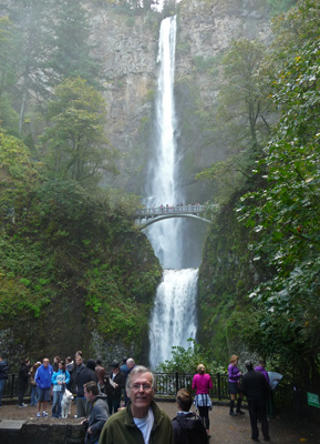 Walter Cooke at Multnomah Falls OR