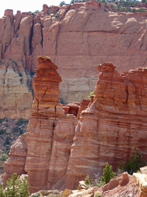 Hoodoo with caprock