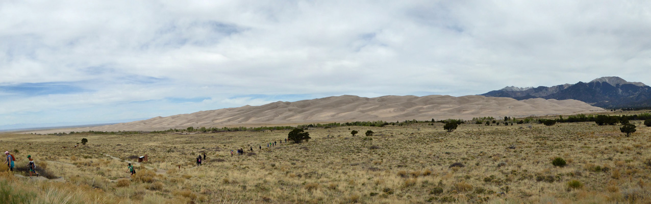 Great Sand Dunes from Visitor Center