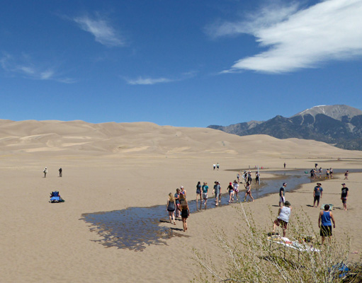 Medano Creek Great Sand Dunes