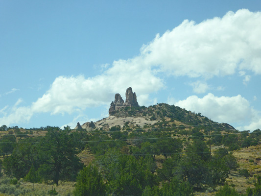 Back side of Church Rock NM