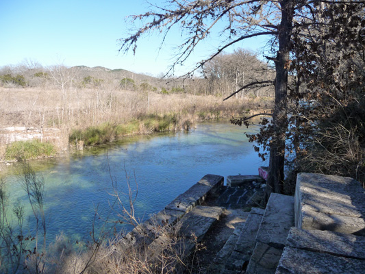 Rio Frio from Pavilion area Garner SP