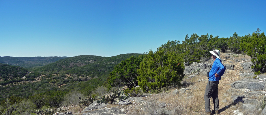 Northwest view from Foshee Trail