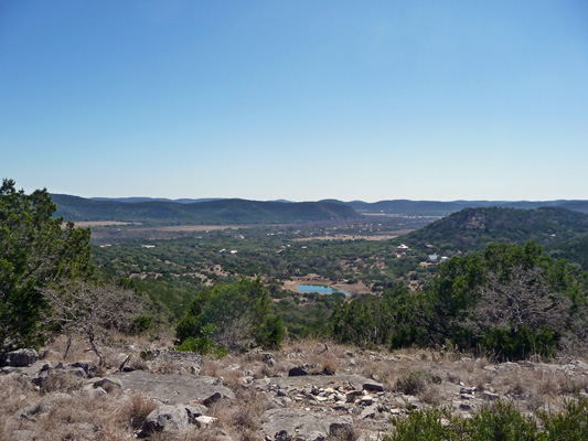 Southward view from Foshee Trail