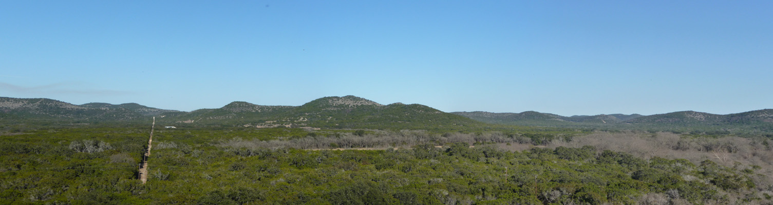 Main Overlook eastward Garner SP