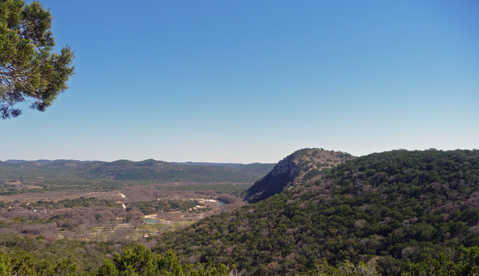 Old Baldy from Bird Trail Garner SP