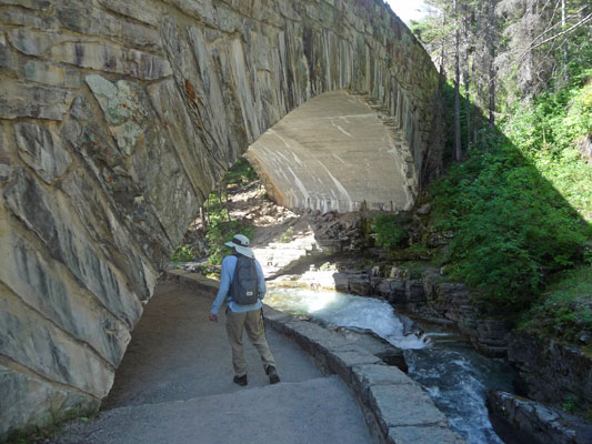 Walter Cooke on trail at Sunrift Gorge