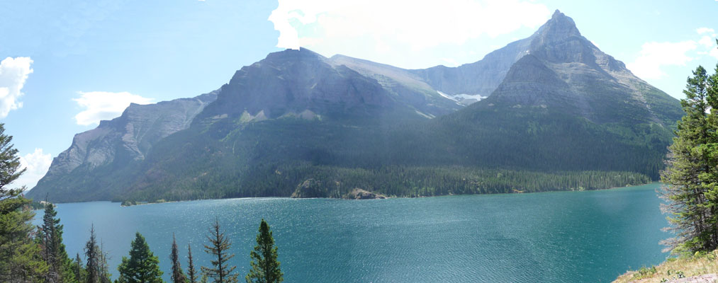 St Mary Lake from trail