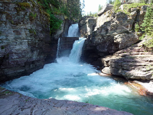 St Mary Falls Glacier