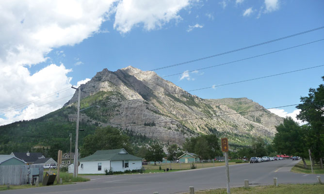 Waterton Townsite campground view
