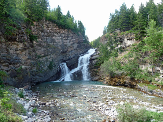 Cameron Falls Waterton Lakes