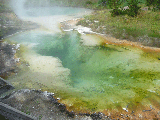 Seismograph Pool West Thumb Yellowstone