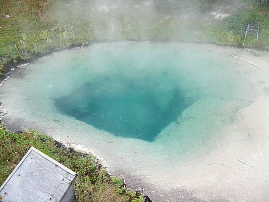 Bulebell Pool West Thumb Yellowstone