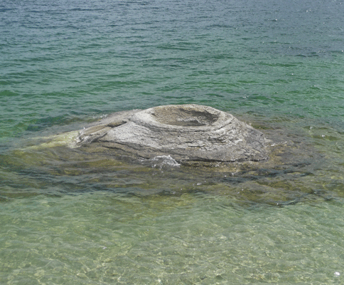 Fishing Cone hot spring Yellowstone