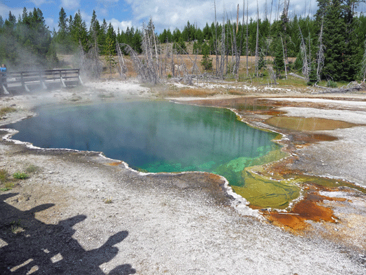 Abyss Pool West Thumb Yellowstone