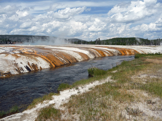 Iron Spring Creek Black Sand Basin Yellowstone