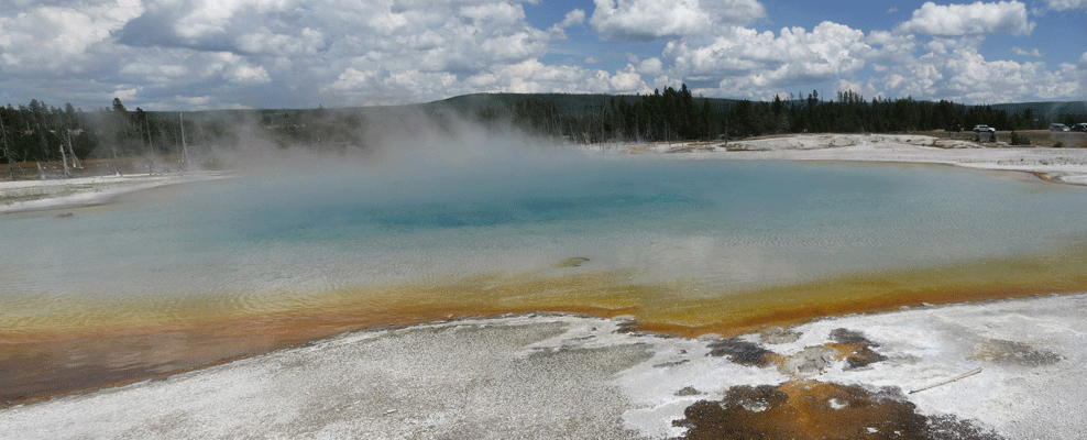 Sunset Pool Black Sand Basin Yellowstone