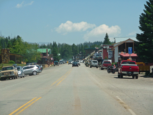 Downtown Cooke City MT