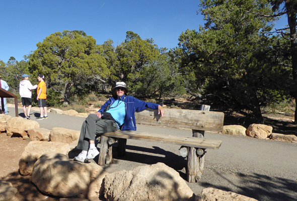 Walter Cooke Grand Canyon bench