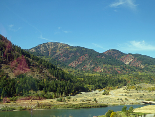 Fall color Palisades Reservoir