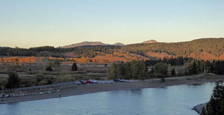 Late evening light Grand Teton